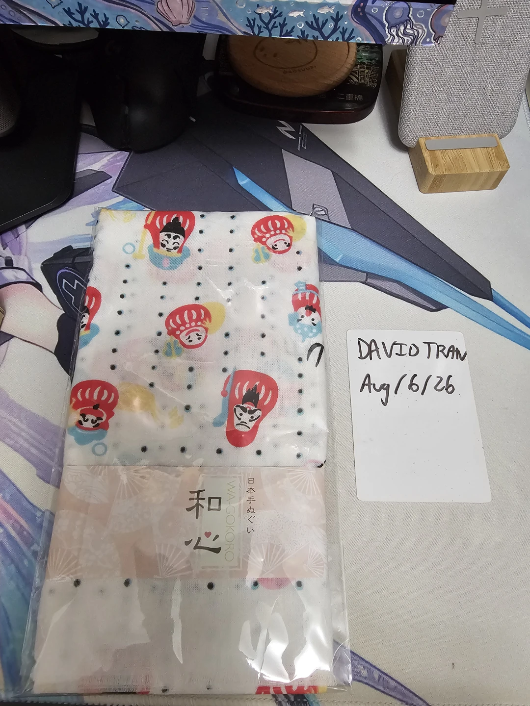 WaSokoro Tenugui Hand Towel with Japanese motifs