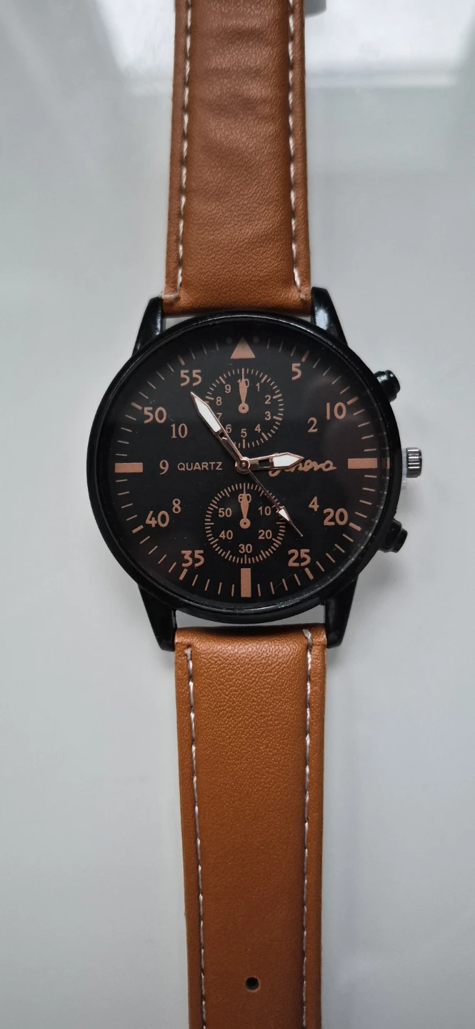 Classic Brown Men’s Watch + 3 Bracelets — $10 - photo 3