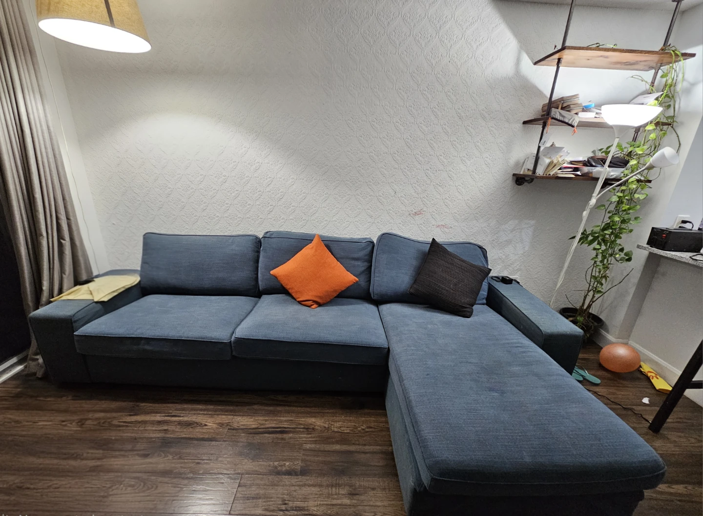 IKEA KIVIK Blue sectional sofa - photo 2