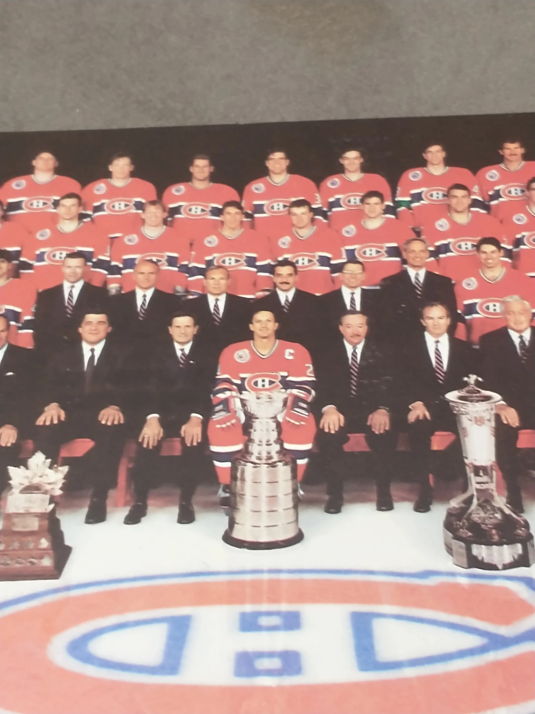 Stanley Cup Champions Montreal Canadiens 1992-1993 Team Postcard - photo 2