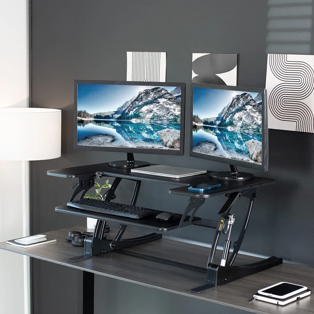 VIVO Height Adjustable Standing Desk Converter - photo 4