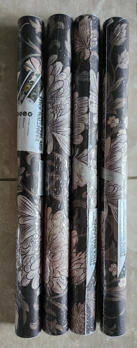 4 Rolls Thickened Peel and Stick Wallpaper