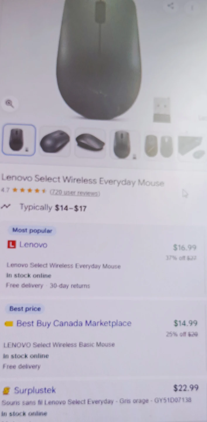 New Lenovo 100 USB-A Wired Mouse - photo 3