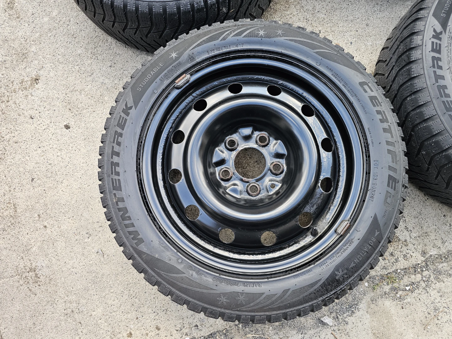 HONDA CIVIC WINTER TIRES ON STEEL RIMS - photo 2