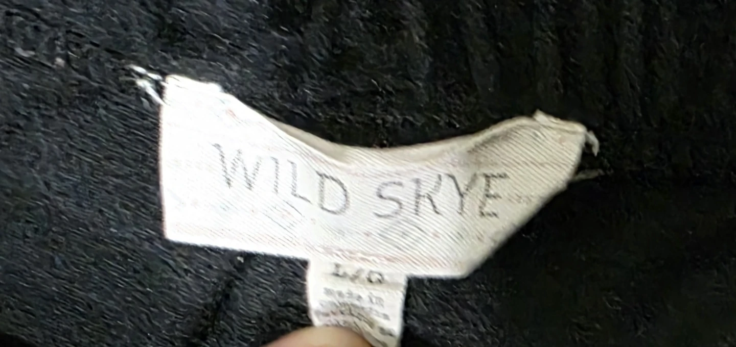 Wild Skye Black Velour Wide Leg Lounge Pants - photo 2