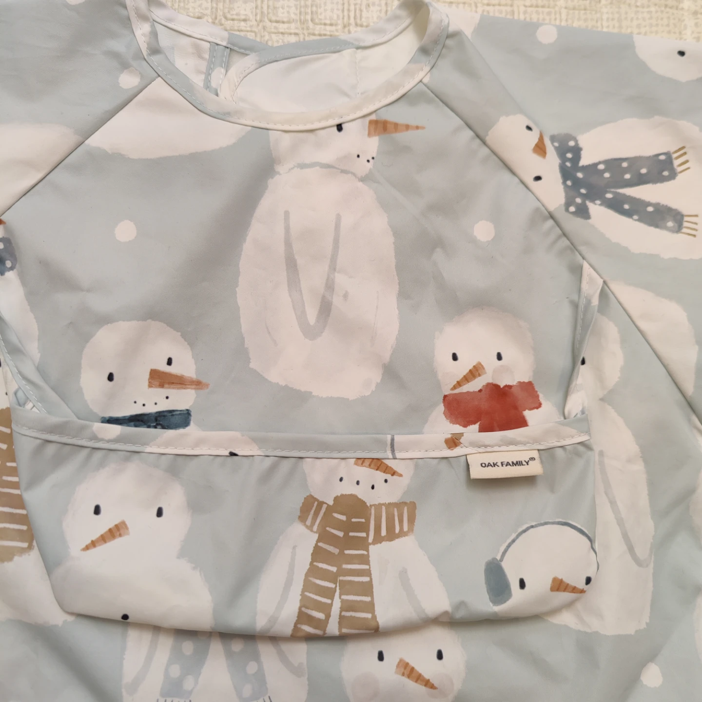 Oak Family Long Sleeve Snowman Bib - photo 4