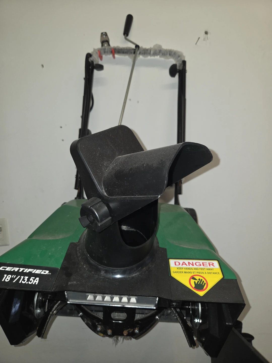 Certified 18-inch 13.5A Electric Snow Blower