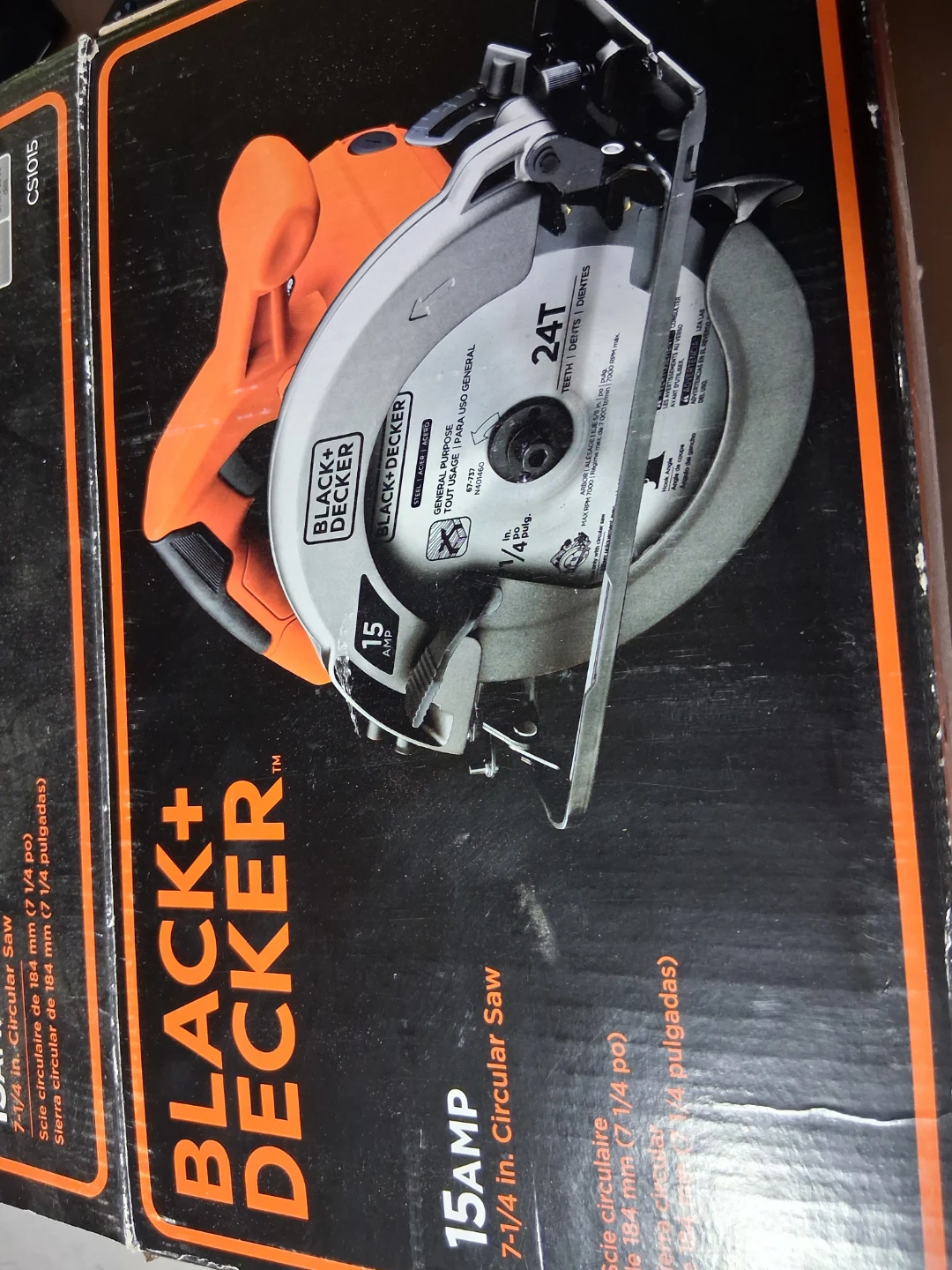 Black+Decker 15 Amp 7-1/4 inch Circular Saw