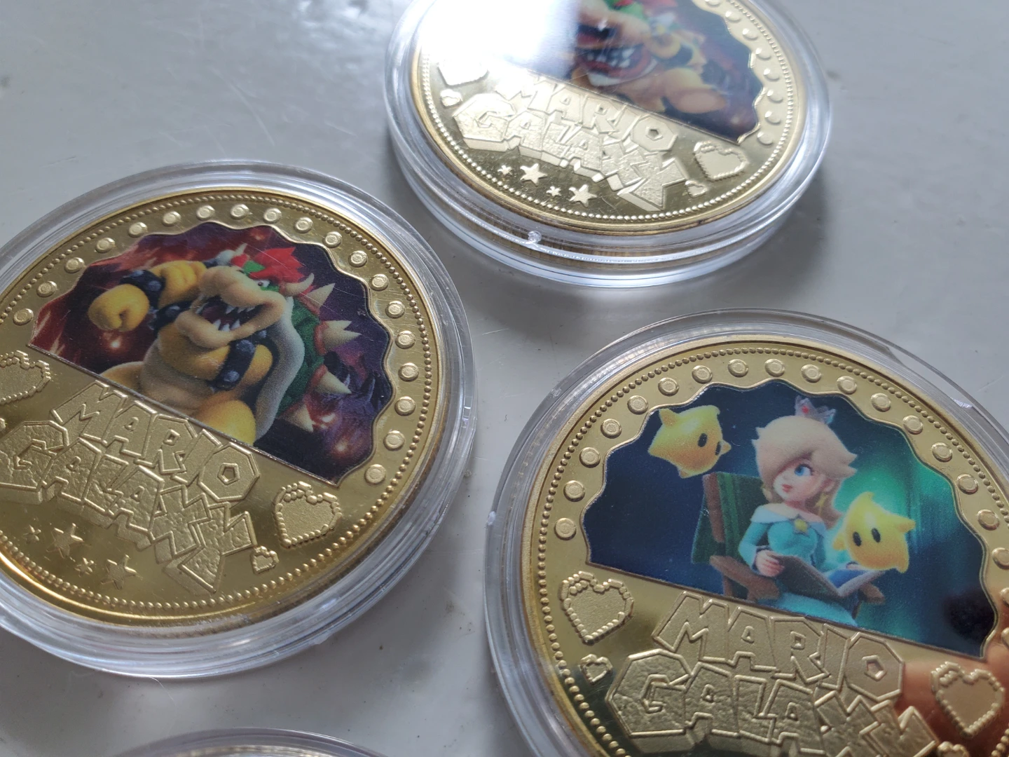 Mario Galaxy Collector Coins 6 Set in Protective Cases - photo 3