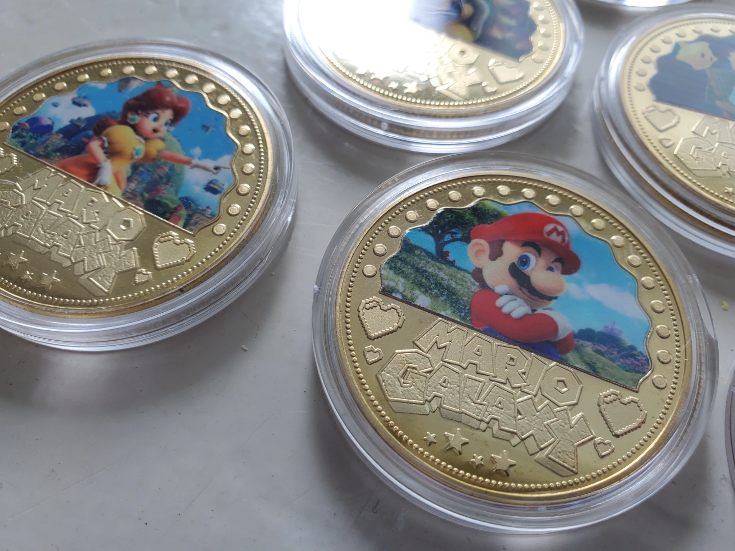 Mario Galaxy Collector Coins 6 Set in Protective Cases - photo 4