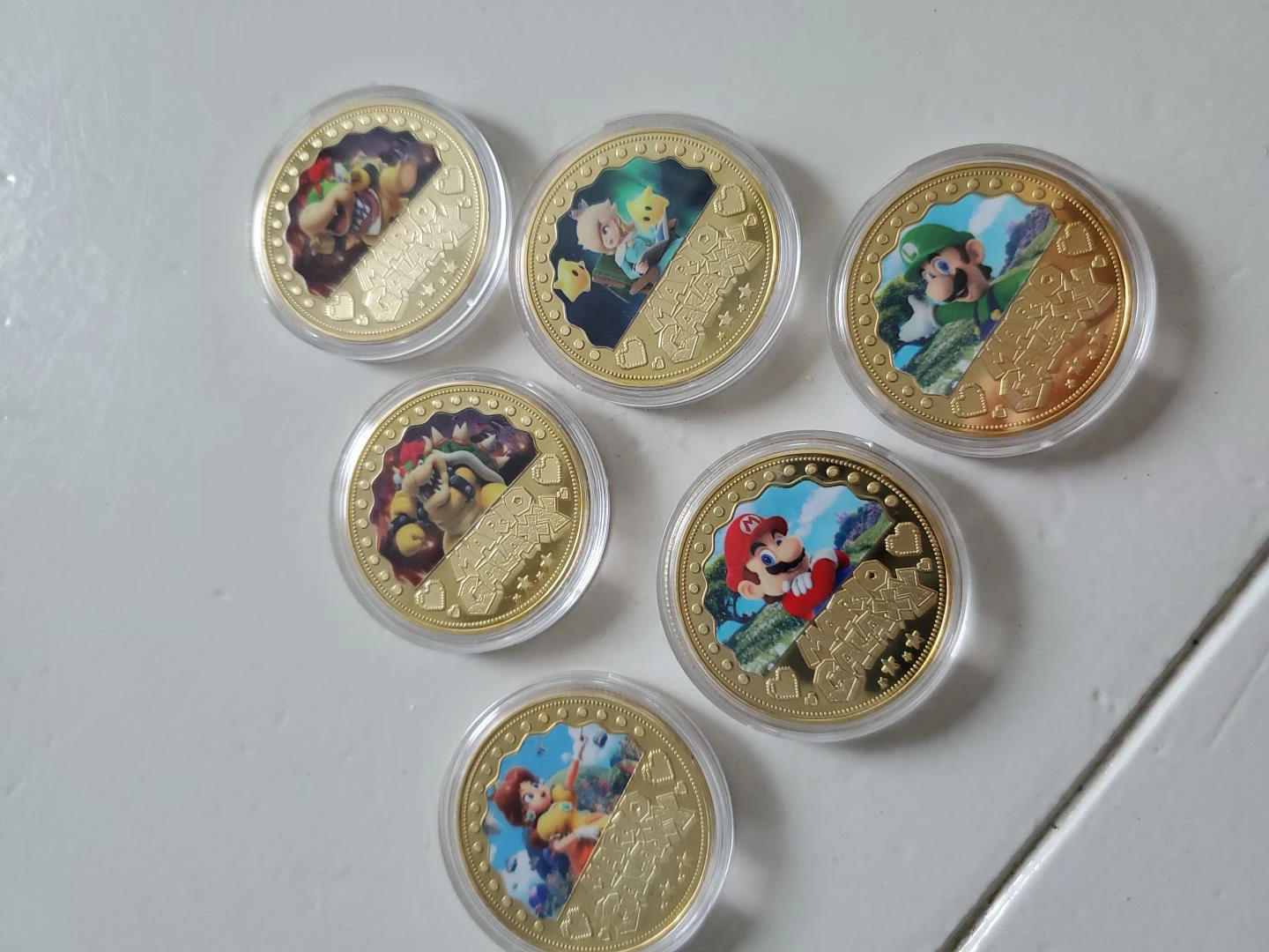 Mario Galaxy Collector Coins 6 Set in Protective Cases - photo 5