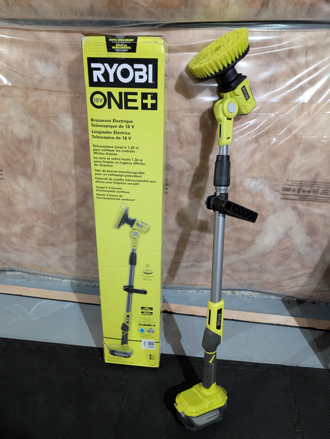 Ryobi ONE+ 18V Cordless Telescopic Power Scrubber