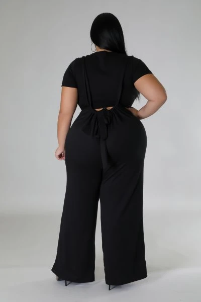 Plus Size Wide Leg Jumpsuit - photo 3