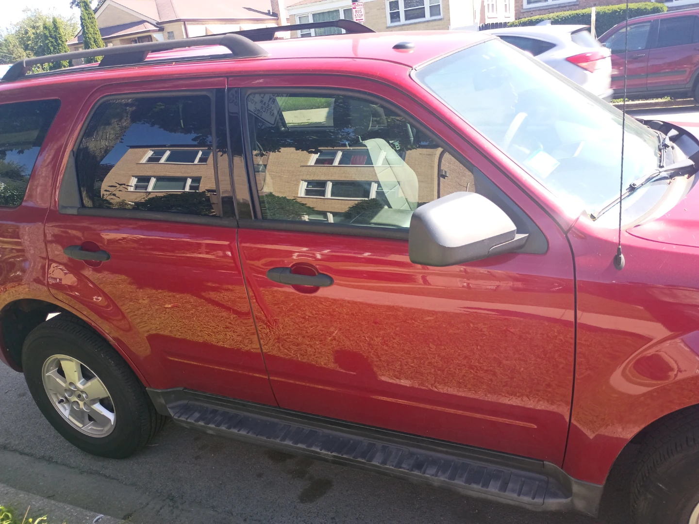 Red Ford Escape SUV