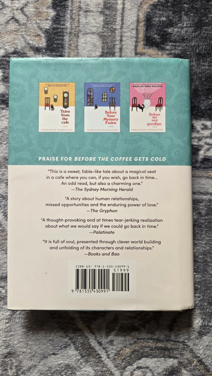 Before the Coffee Gets Cold by Toshikazu Kawaguchi Novel - photo 2