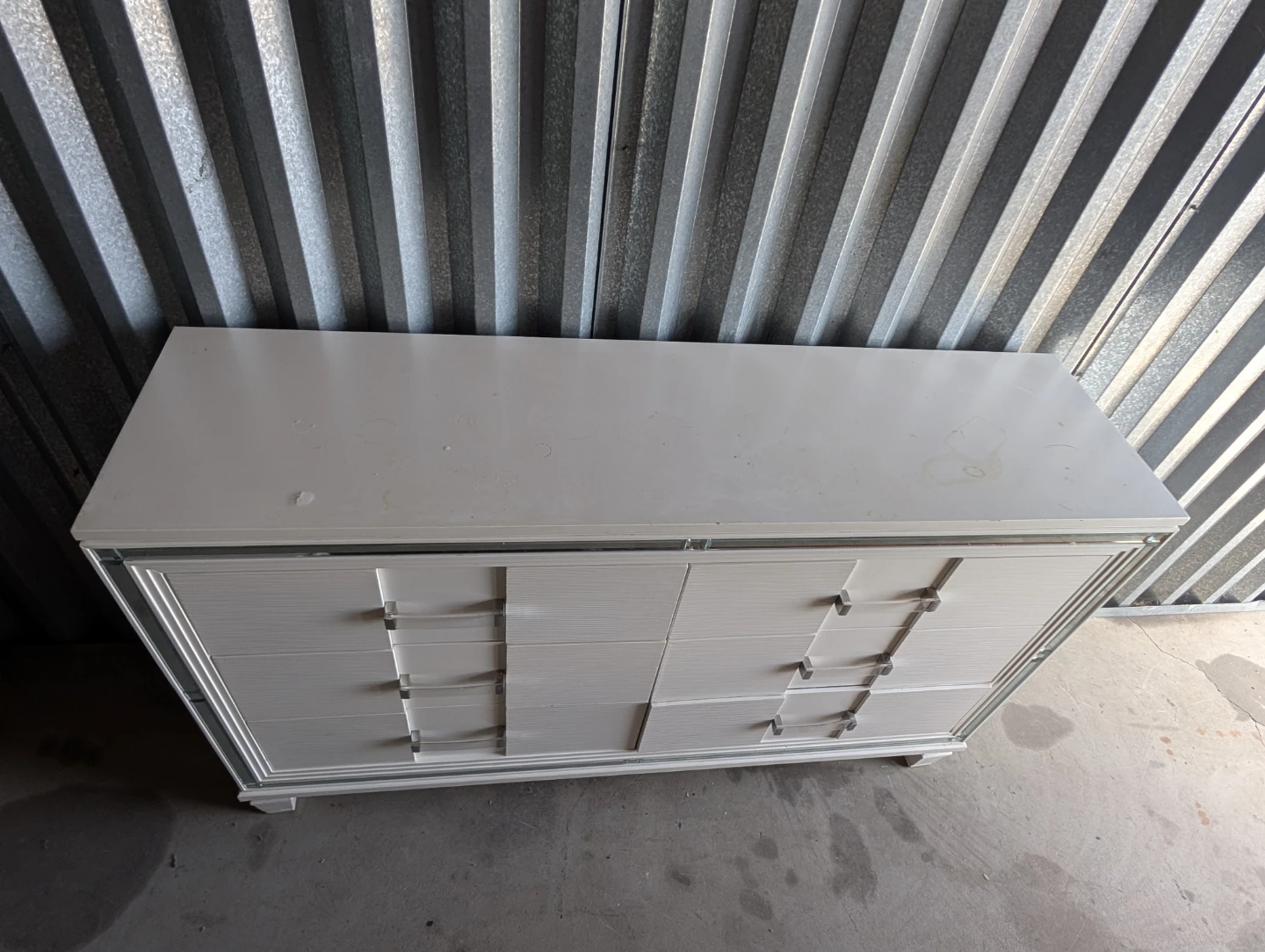 White Dresser with 6 Drawers - photo 4