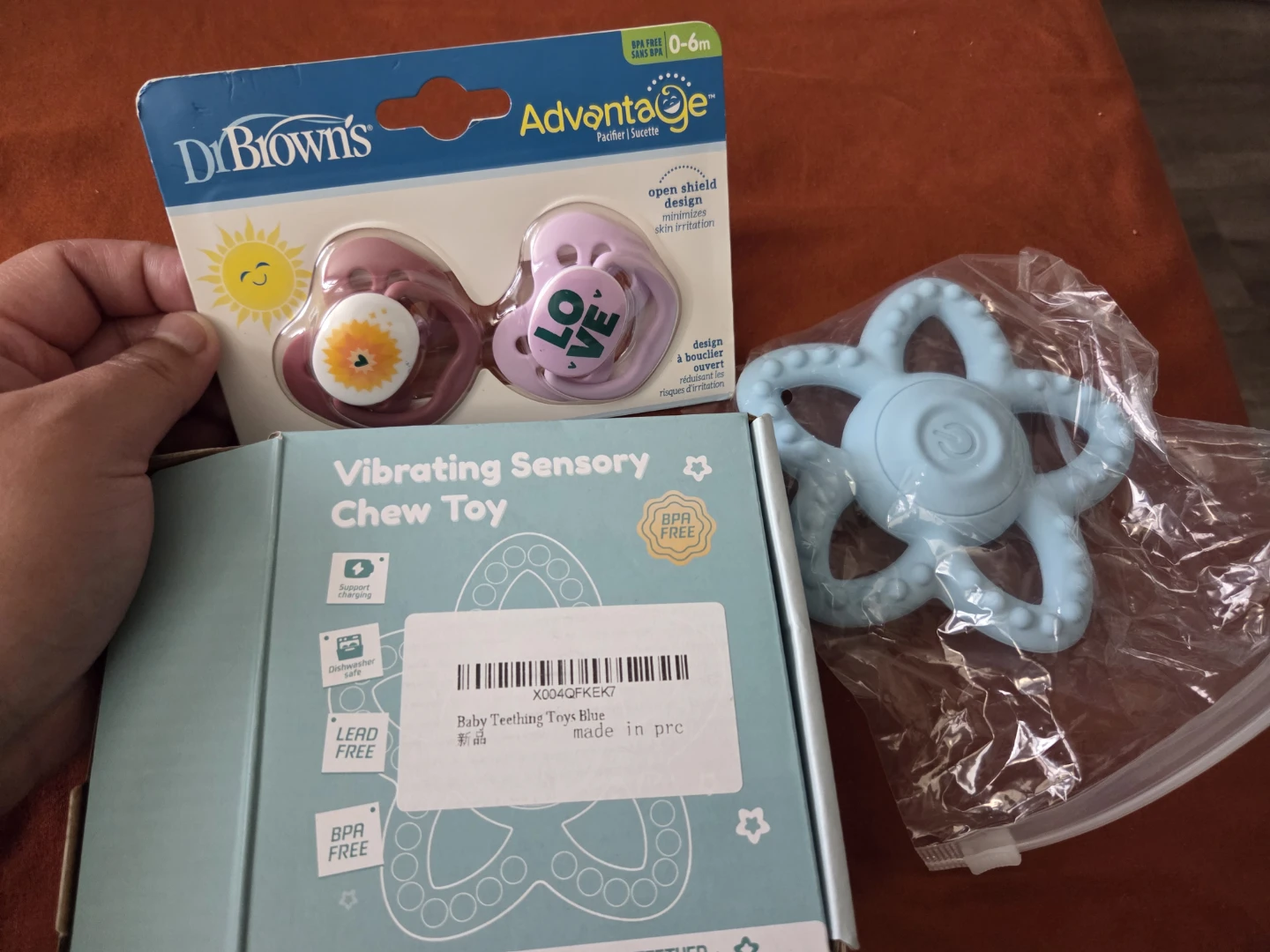 Dr. Brown's Advantage Pacifiers & Vibrating Sensory Chew Toy