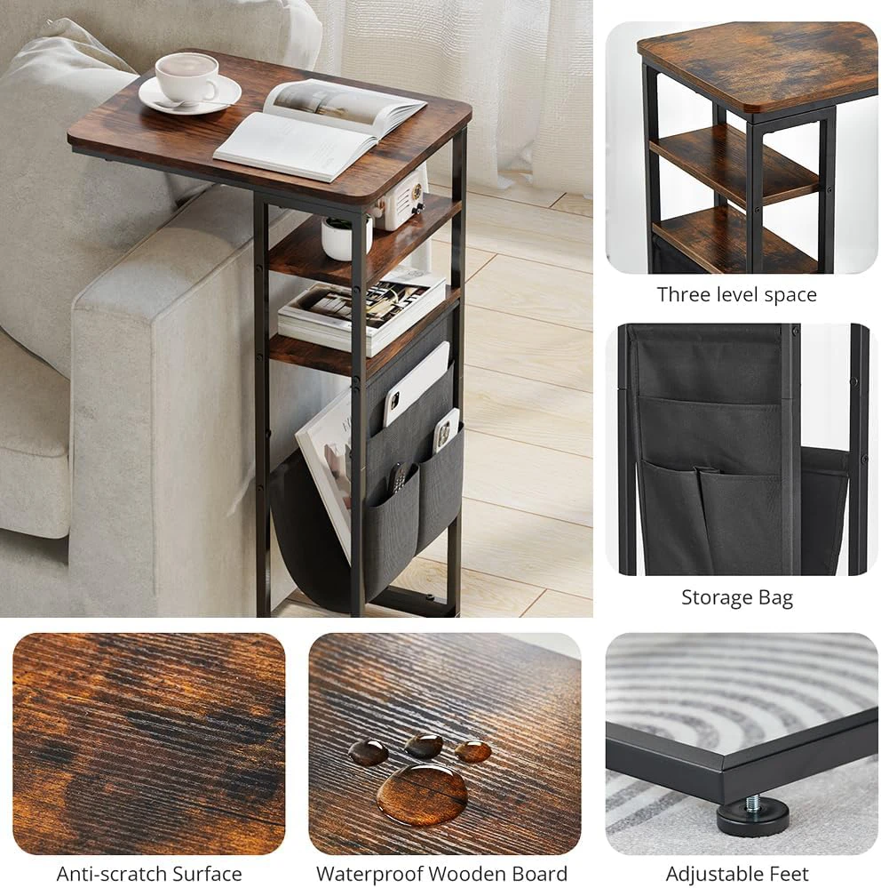 C shaped End Table - photo 4