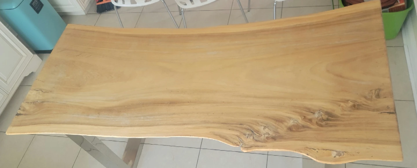 Solid Wood Live Edge Free Form Dining Table - photo 3