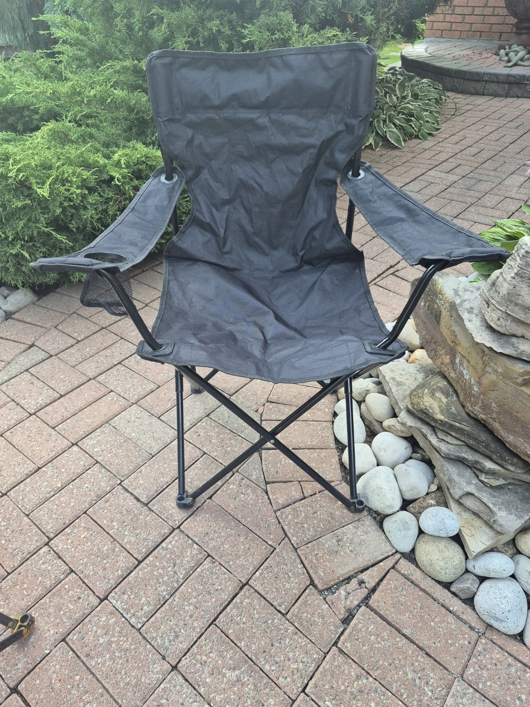 Great Foldable Camping Chair with Cup Holder - photo 2
