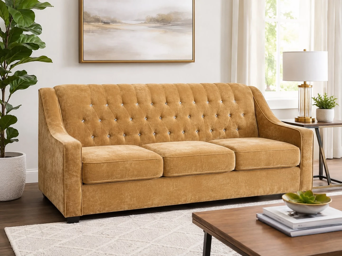 Tufted Sofa - photo 2