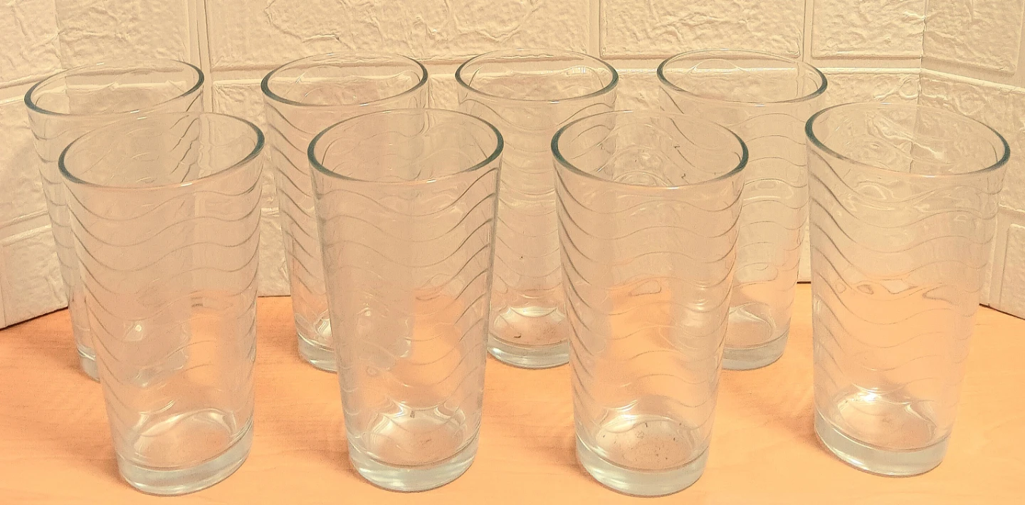 🥛Glass Tumbler Set of 8🥛