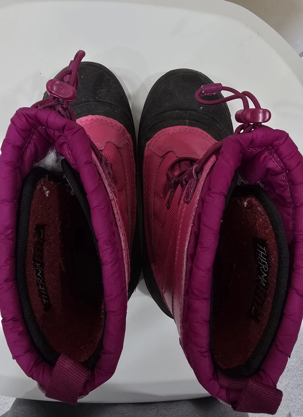 The North Face Pink Insulated Winter Boots Youth Size 4 - photo 4