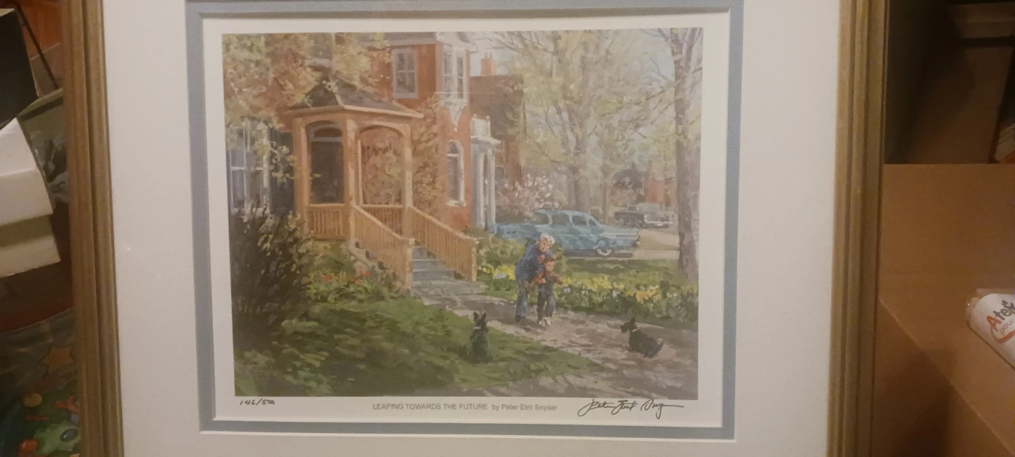 Leaping Towards the Future Print by Peter Etril Snyder