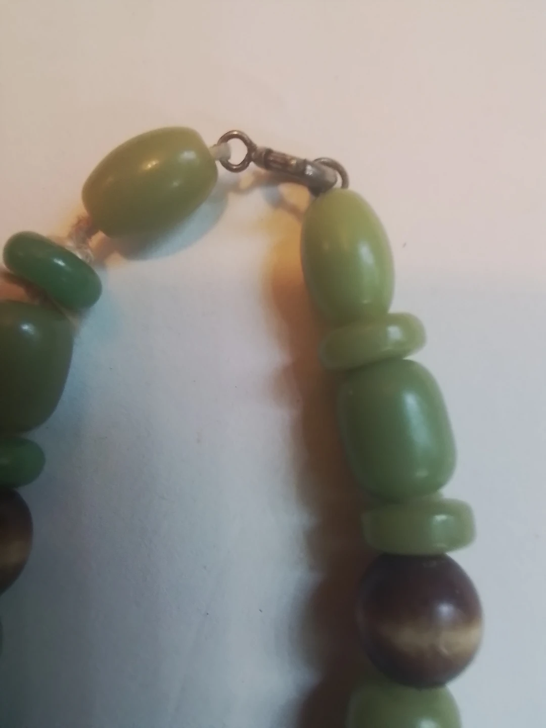 Vintage Boho Chic UV-Reactive Faux Jade & Cat’s Eye - photo 5