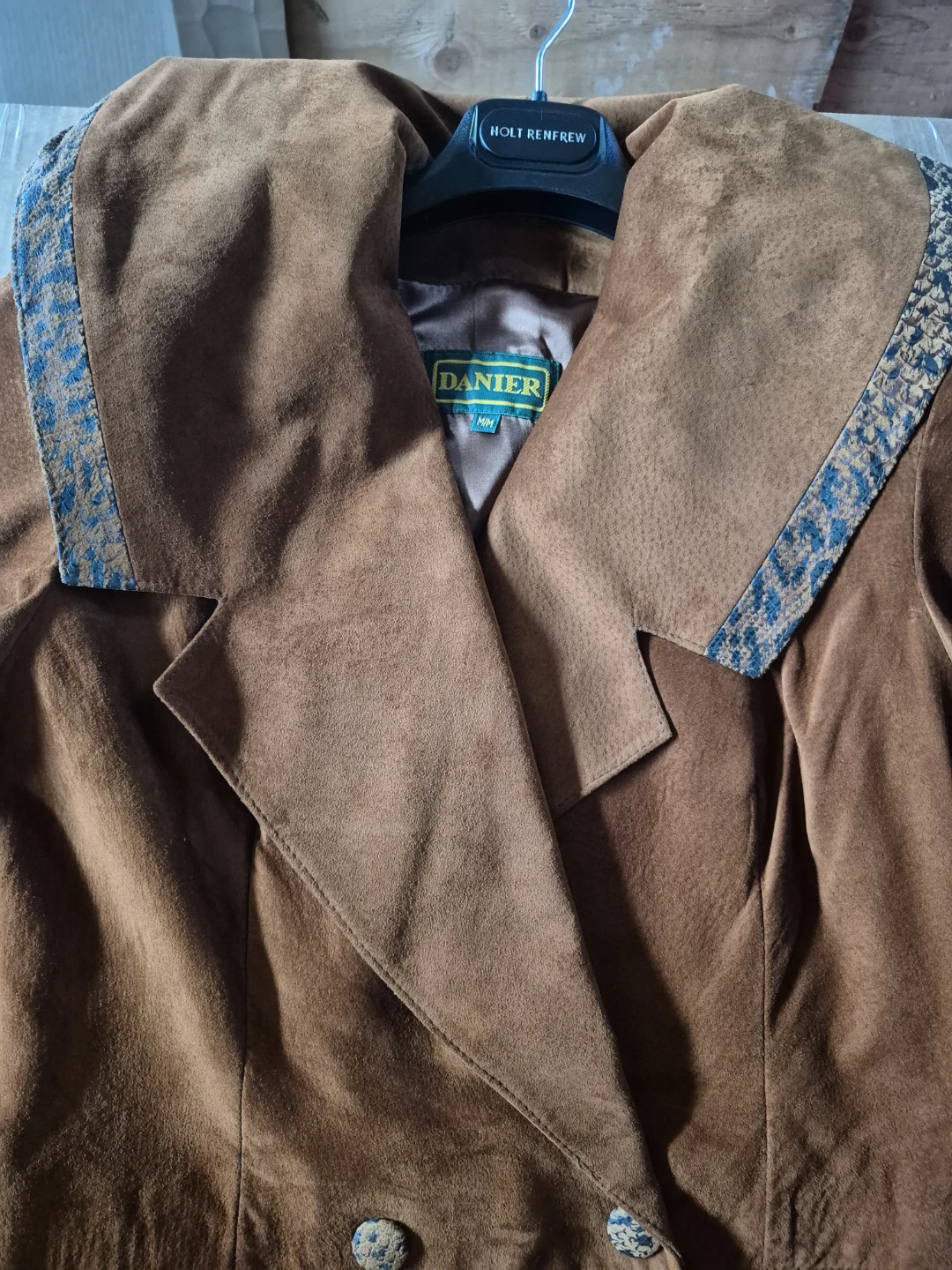Danier Brown Suede Jacket