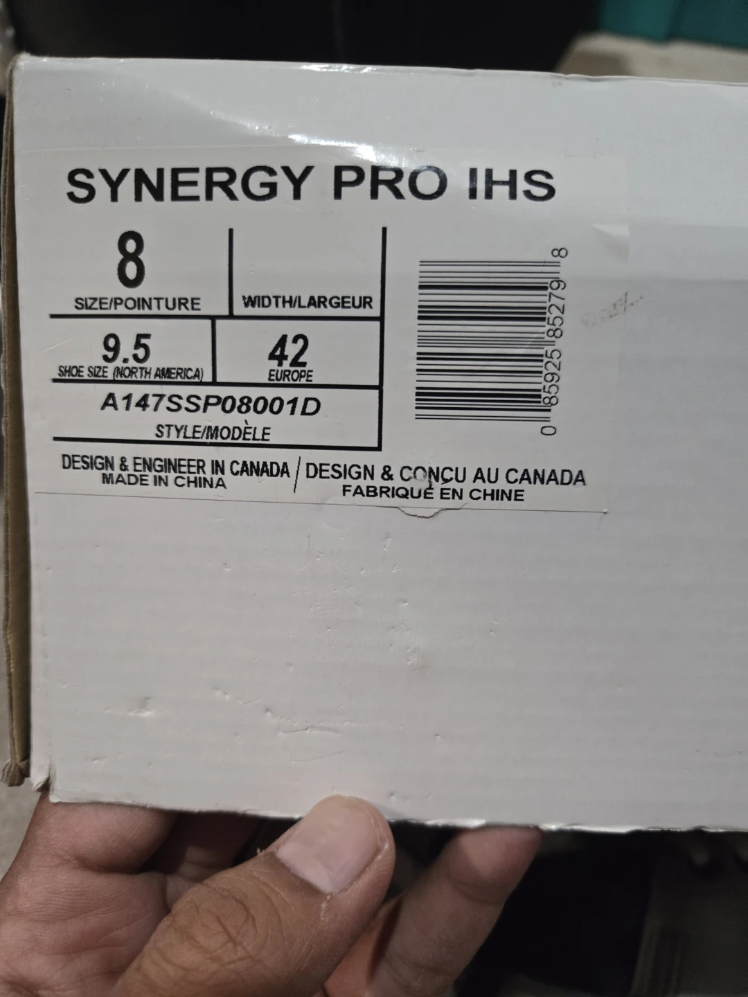New Easton Synergy Pro IHS Hockey Skates Size 9.5 - photo 3