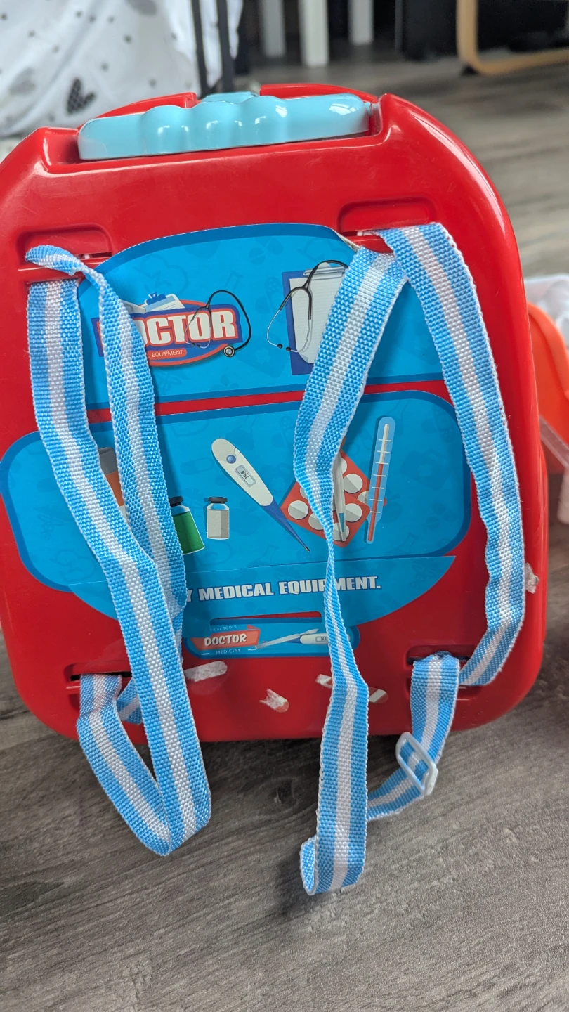 Kids Doctor Backpack & Cleaning Toy Set - photo 3