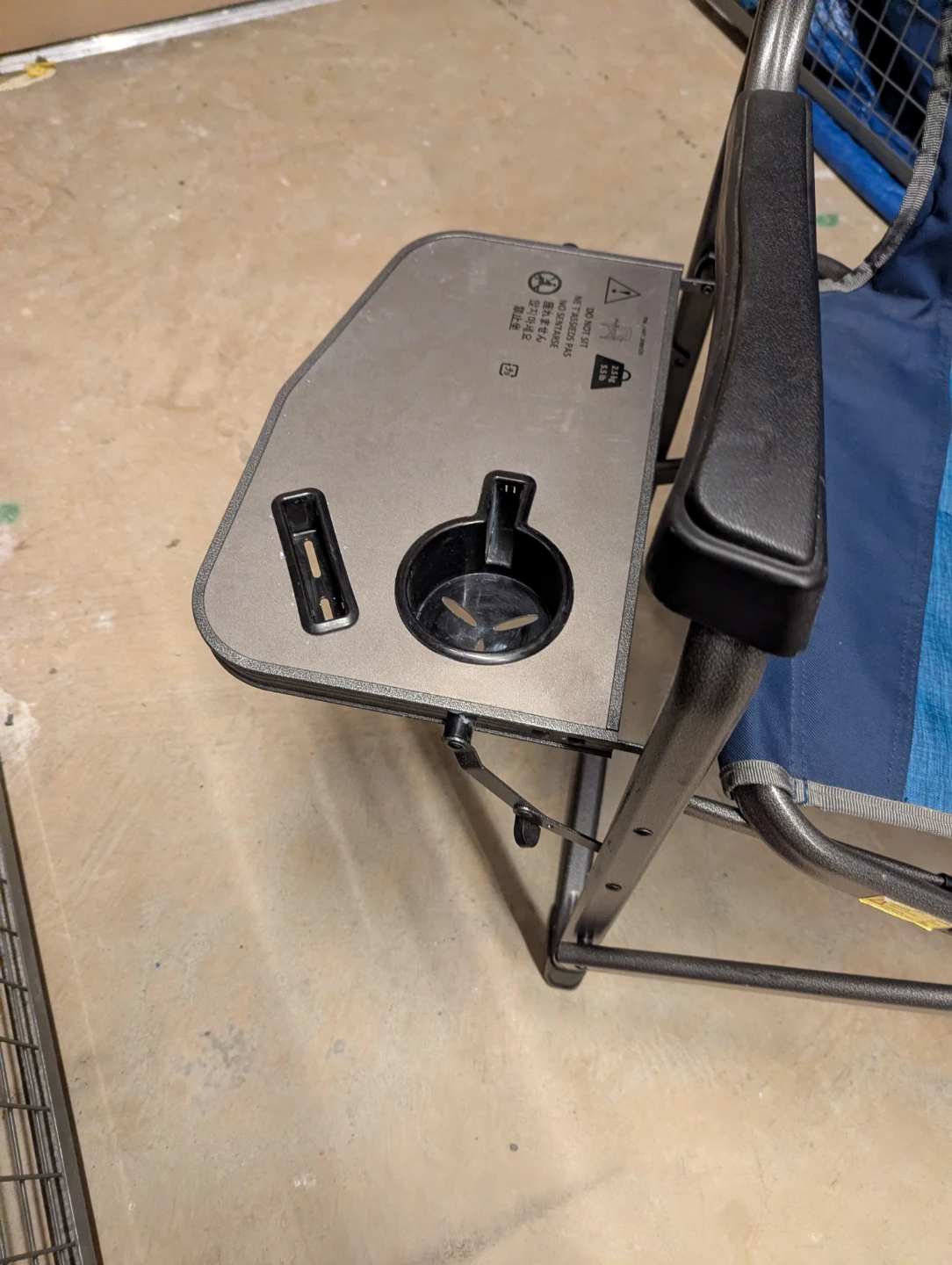 Timber Edge Folding Camp Chair with Side Table - photo 3