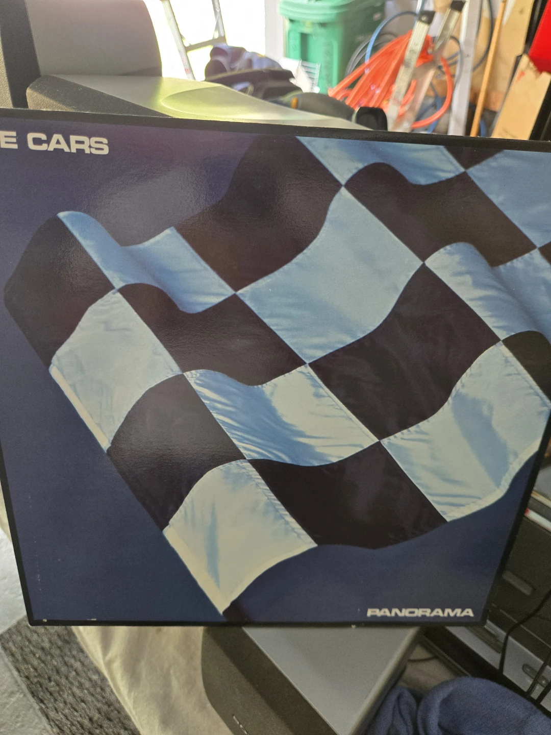 Panorama "Race Cars" Checkered Flag Poster