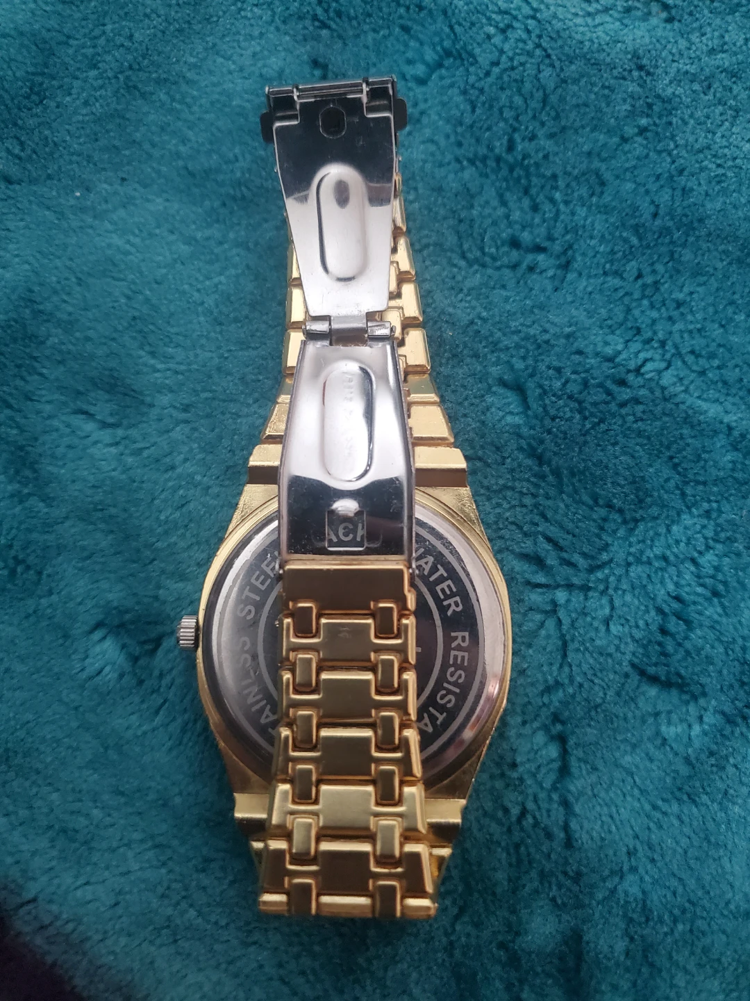 Gold coloured men's watch - photo 3