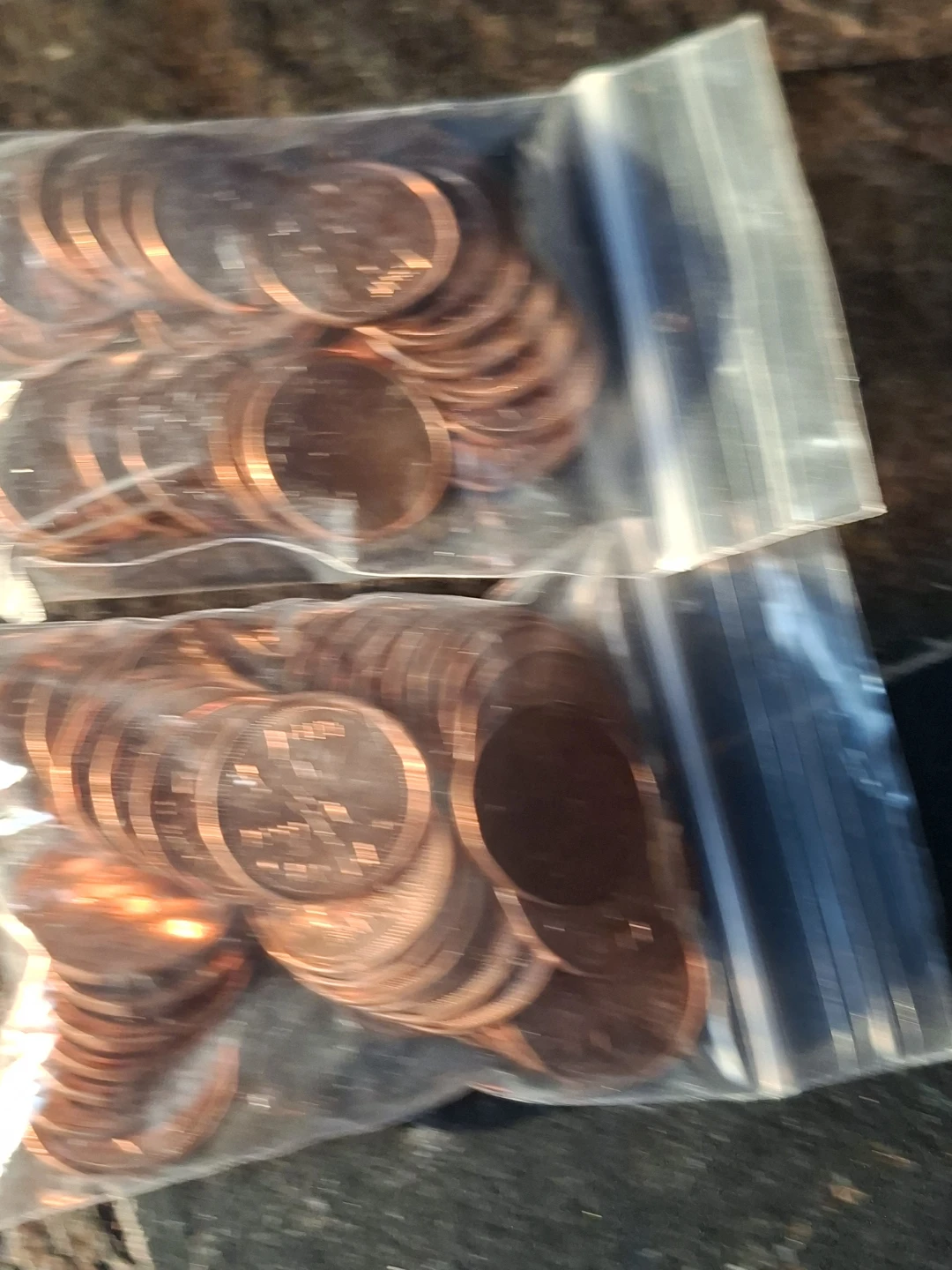Shiny Copper Canadian Pennies (2 bags) - photo 4