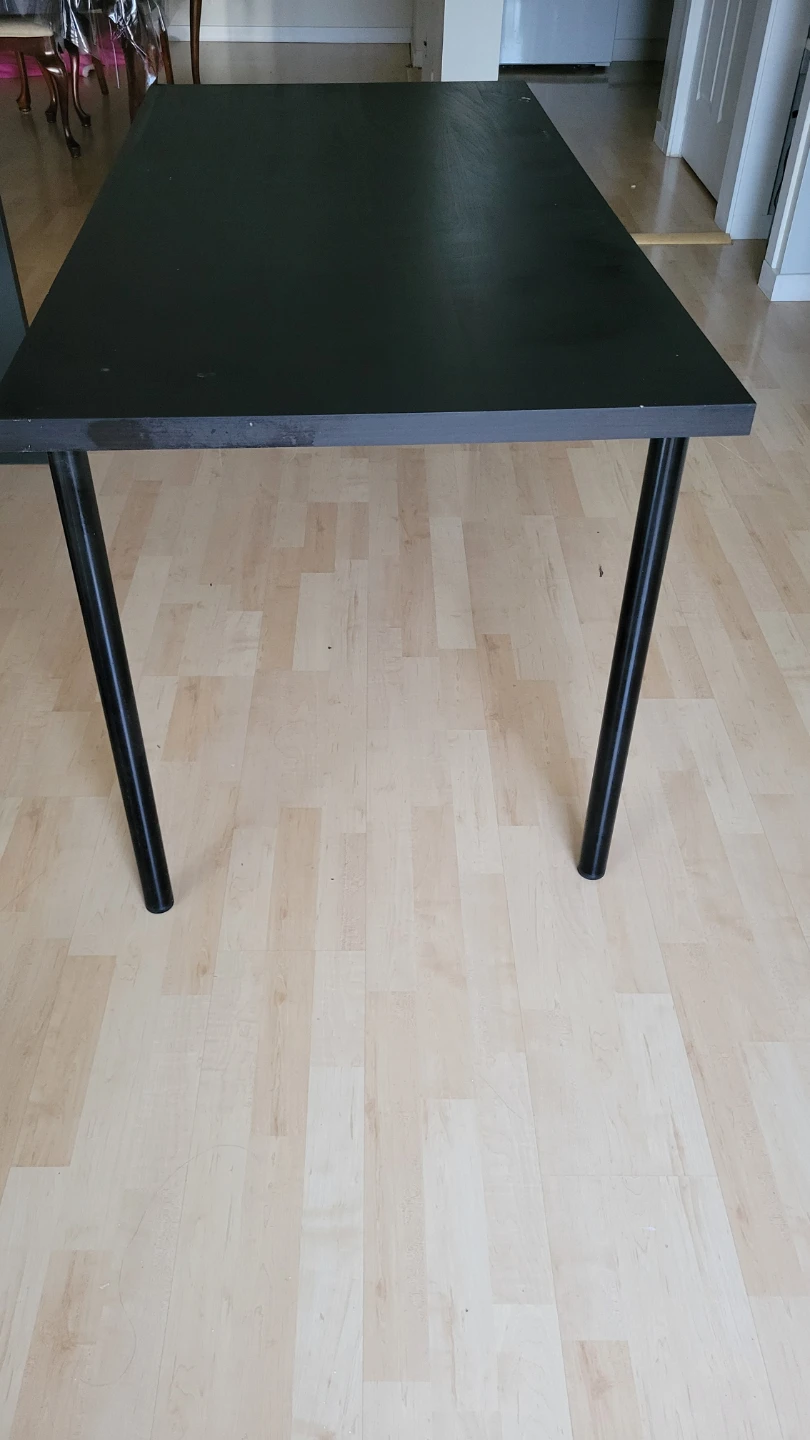 IKEA black desk 59" x 29"