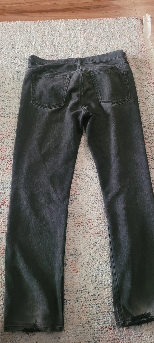Old Navy Black Straight Fit Jeans - Size 32x30 - photo 2