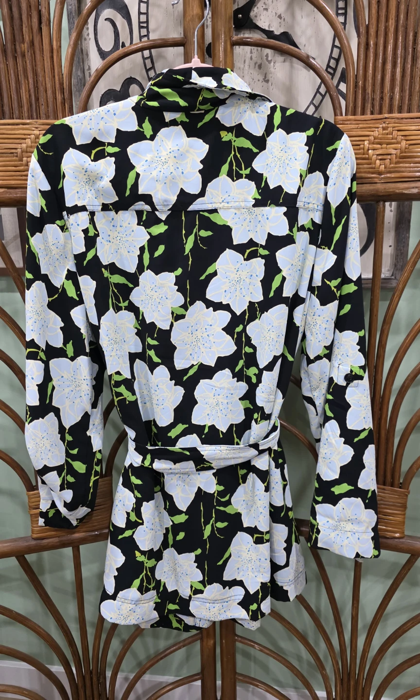 500 Maison Cinqcent Floral Jacket with tie waist XL - photo 2