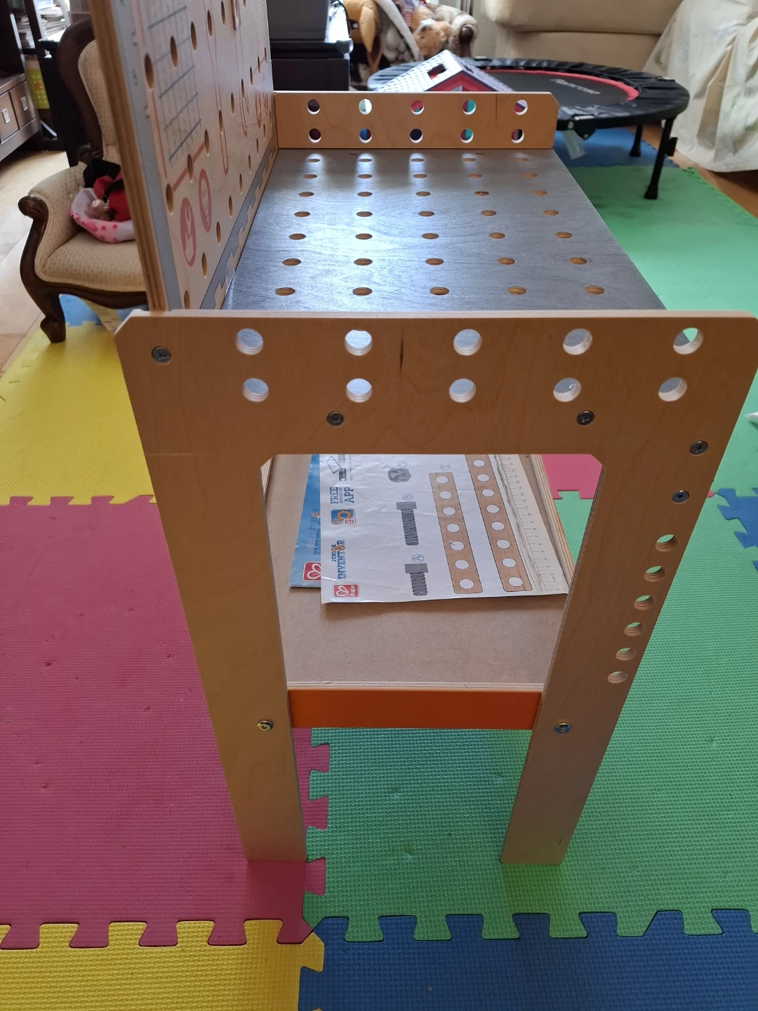 Hape Playfully Polished Wooden Workbench - photo 4