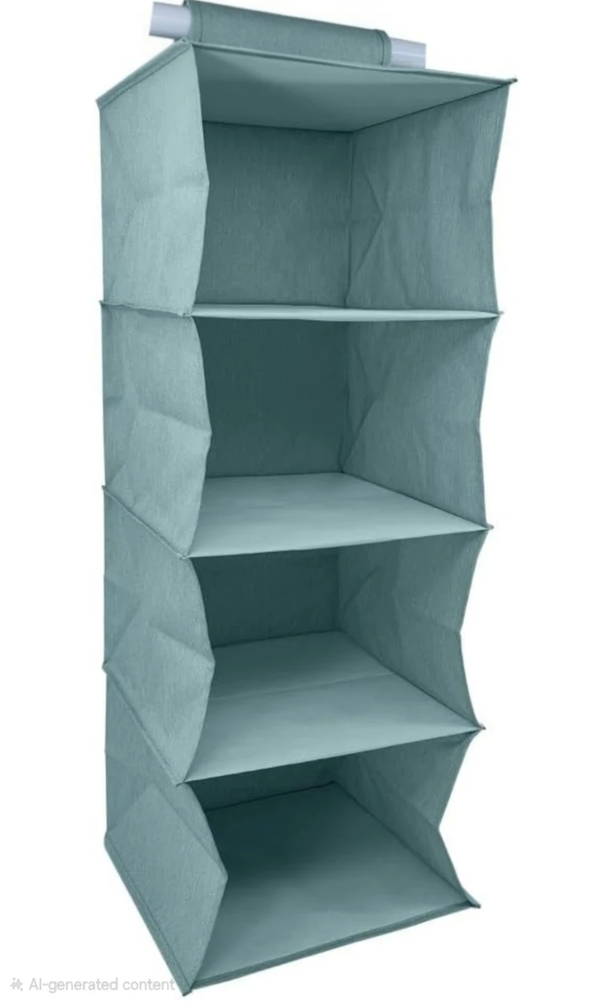 Blue 4-Shelf Hanging Closet Organizer - photo 2