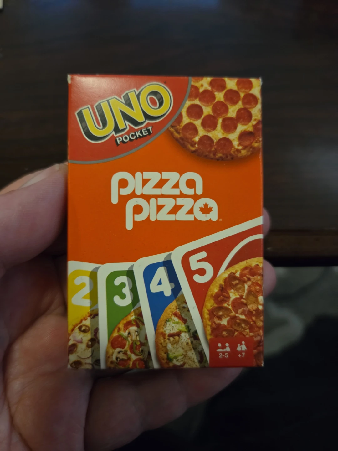 UNO Pocket Pizza Pizza Card Game