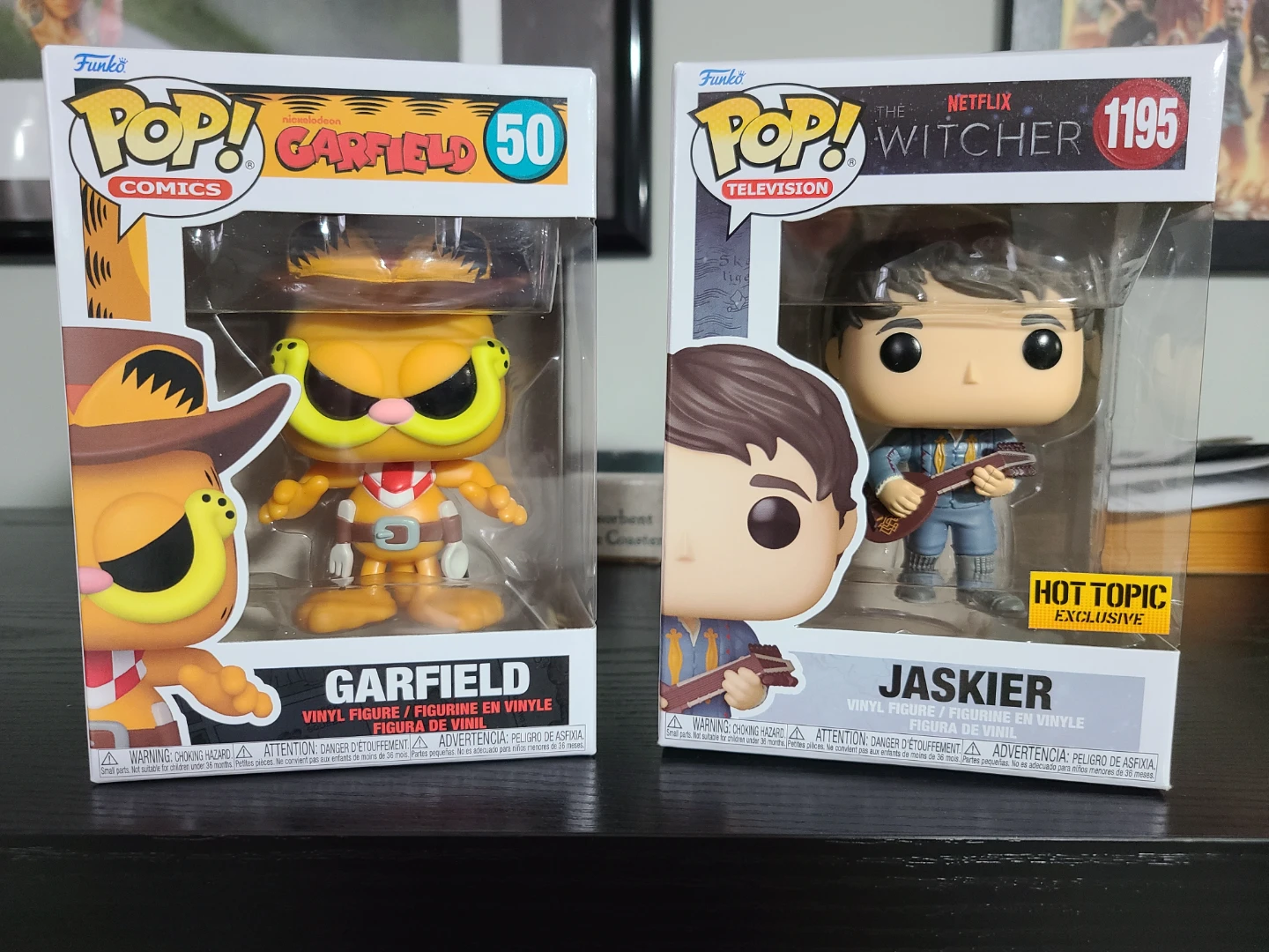 Funko Pop! Garfield & Jaskier Figures