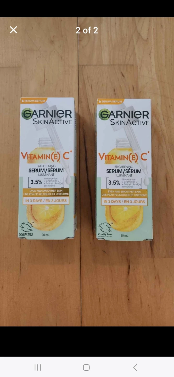 Garnier Vitamin C, Niacinamide, Salicylic Acid Face Serums (New) - photo 2