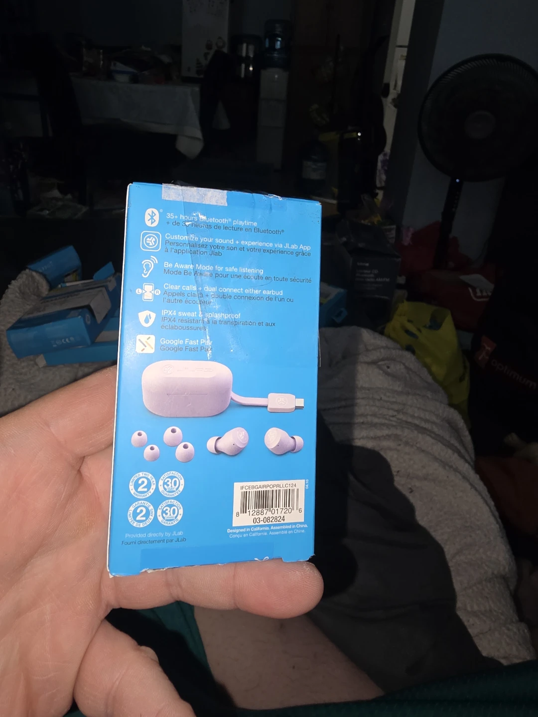 JLab Go Air Pop True Wireless Earbuds - Lilac - photo 2