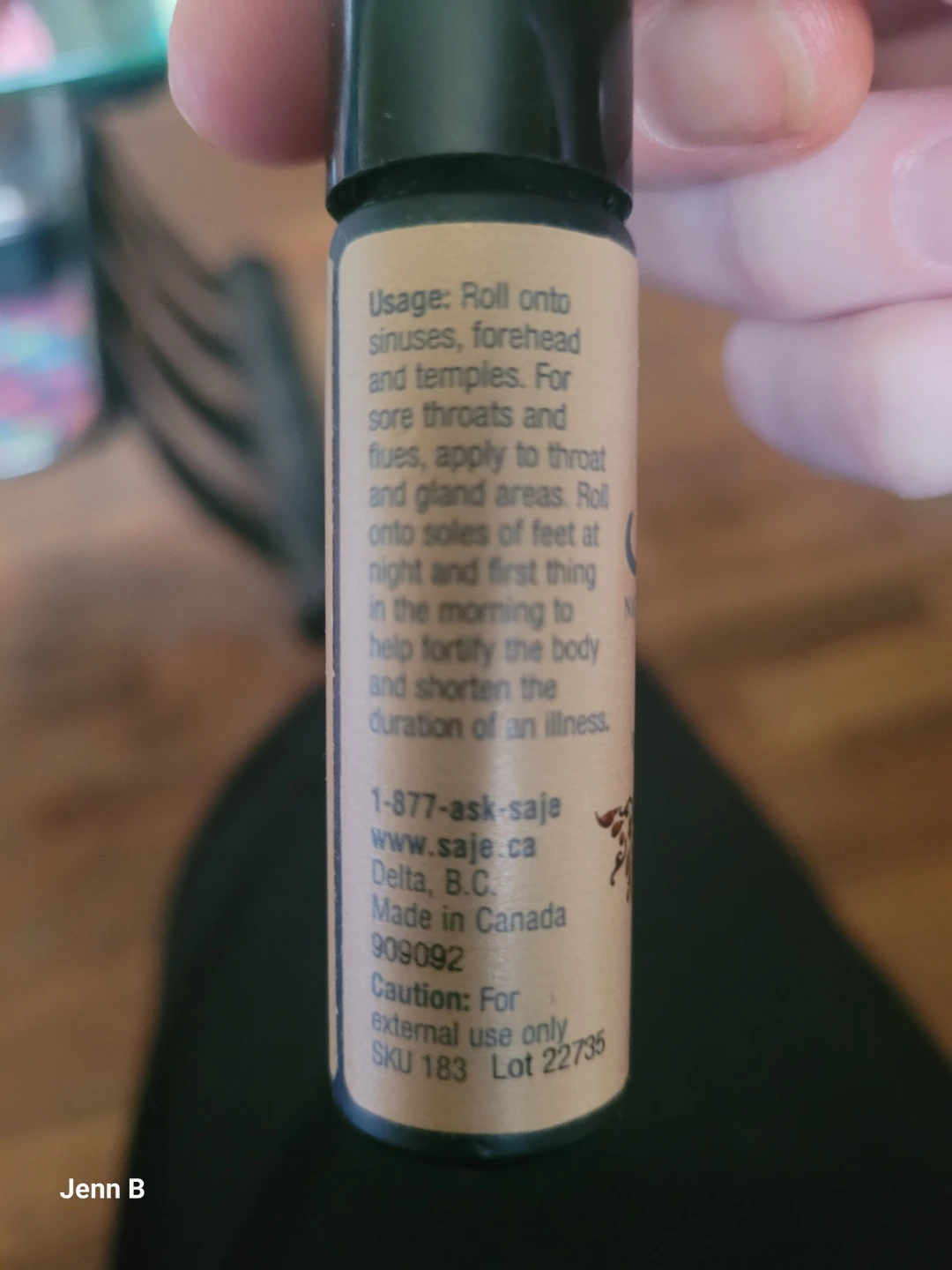 Saje Natural Wellness IMMUNE Roll-On Relief - photo 2