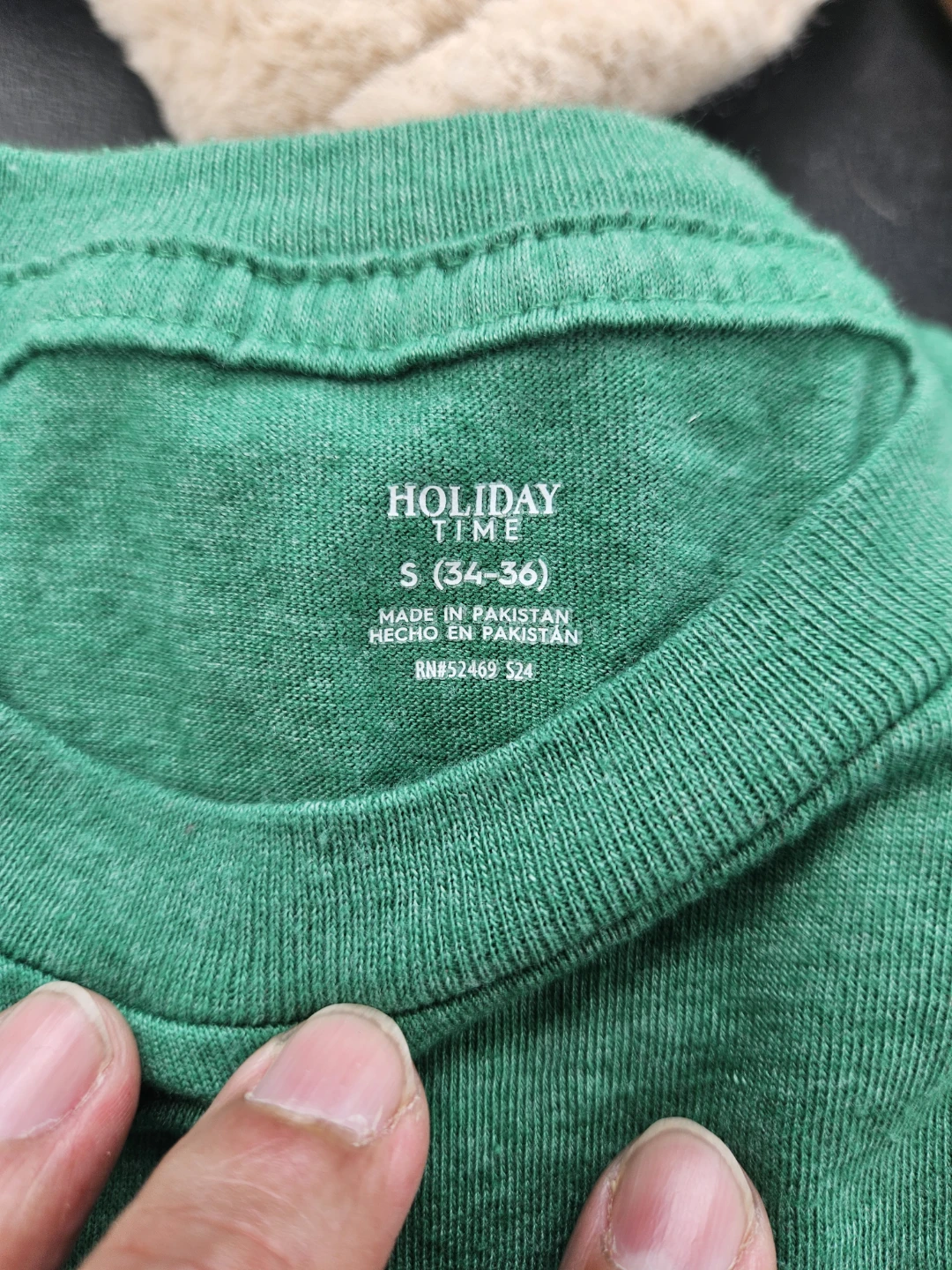 Holiday Time Santa T-Shirt Size Small - photo 4