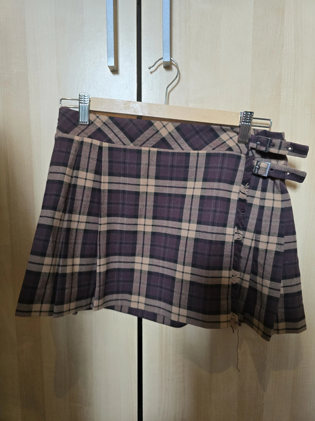 Aritzia Sunday Best Plaid Pleated Mini Skirt Size 4