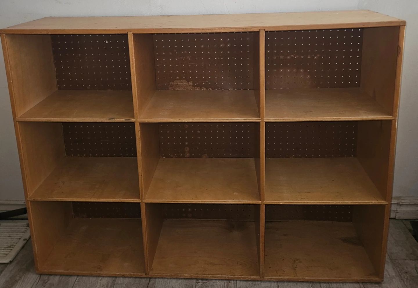 Wooden Cubby Shelf Organizer