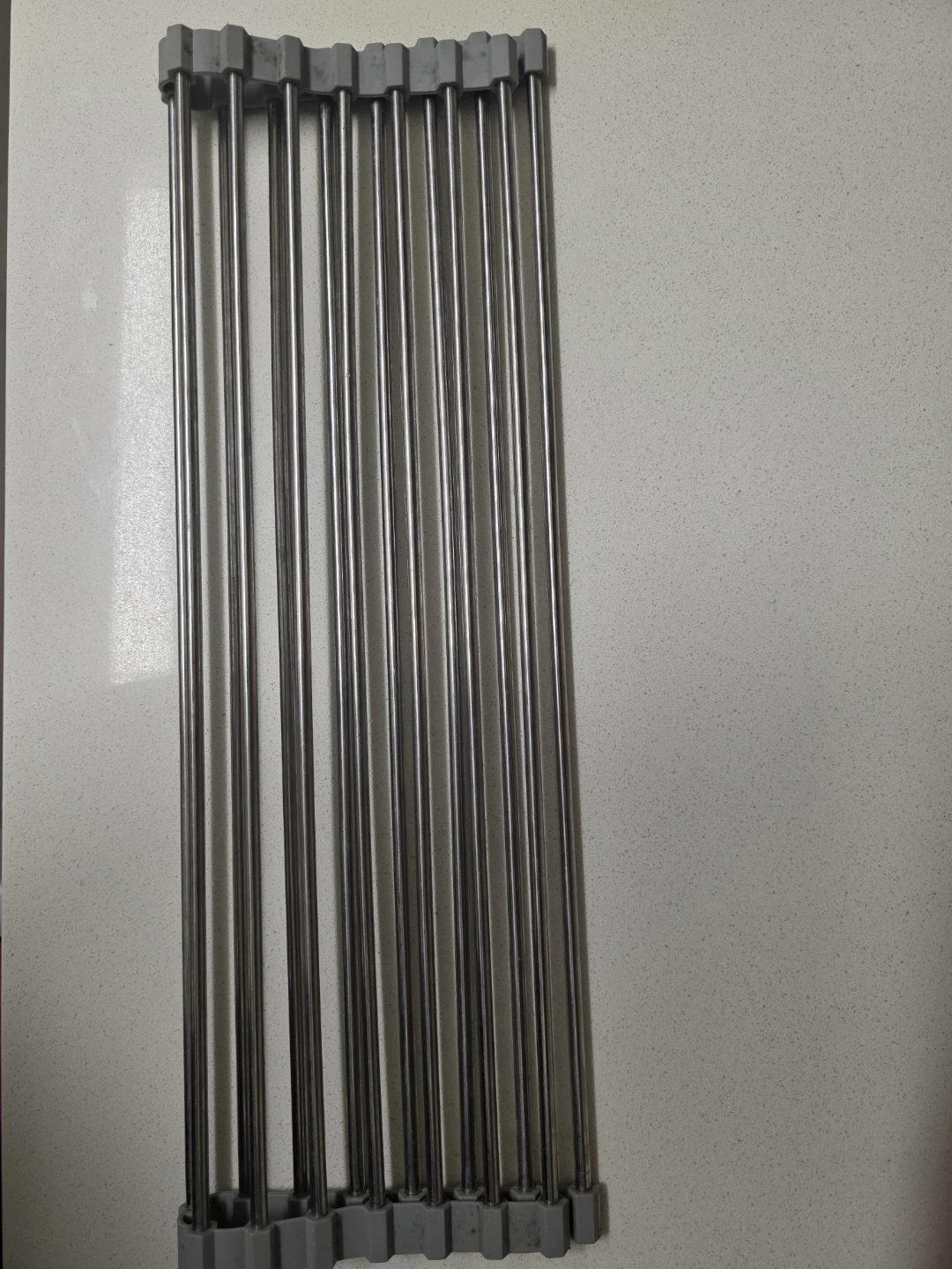 Stainless Steel Roll-Up Dish Drying Rack - photo 2